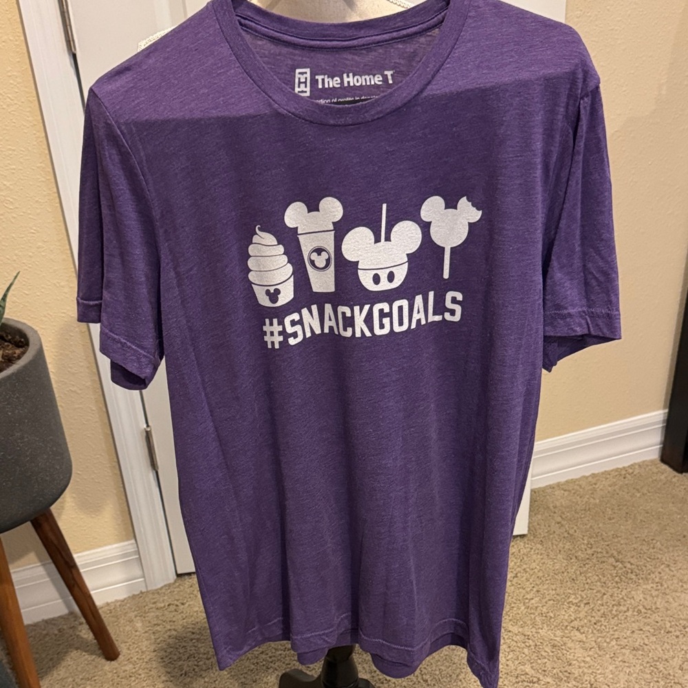 Purple The Home T #SNACKGOALS Graphic Tee